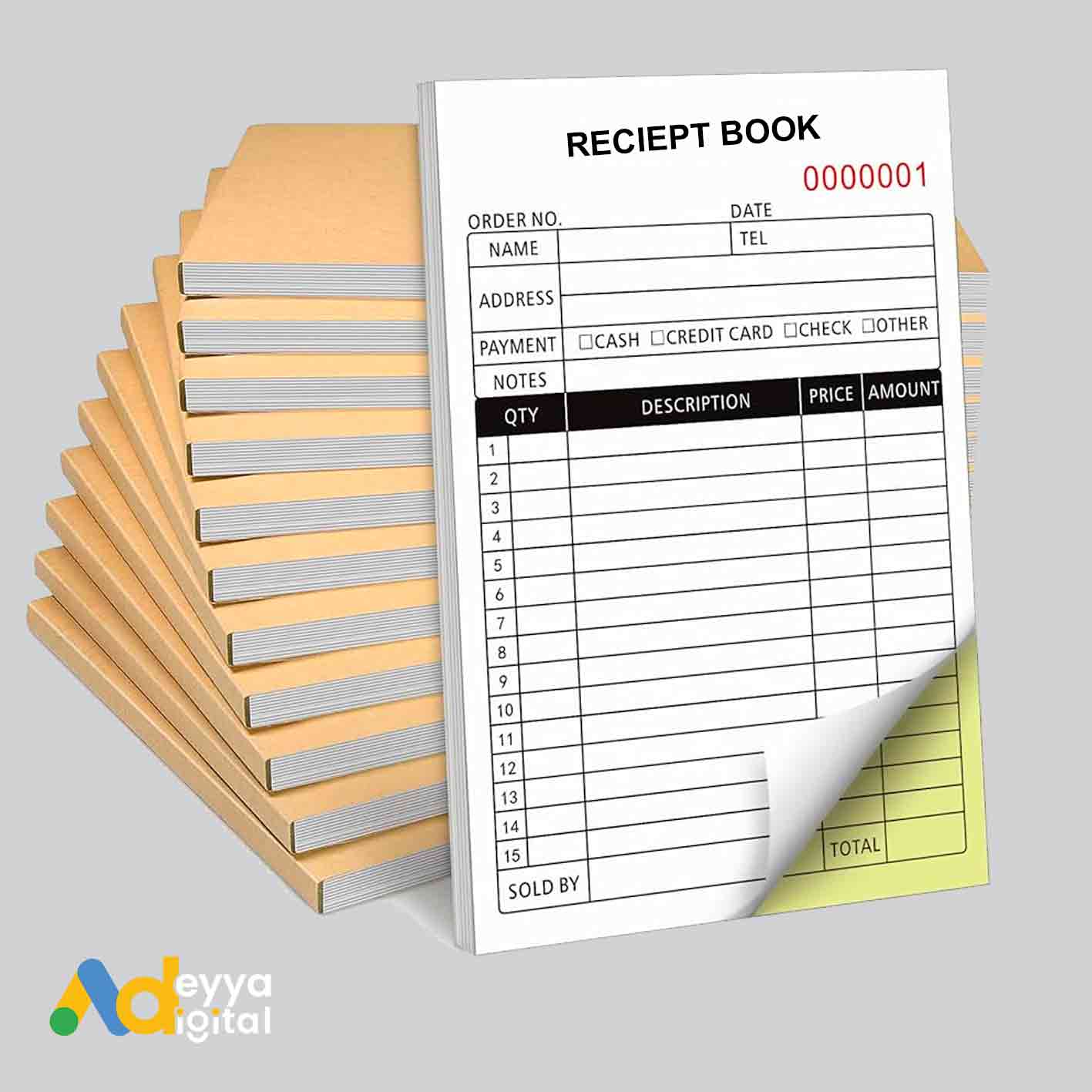 Invoice Book Printing in Dubai