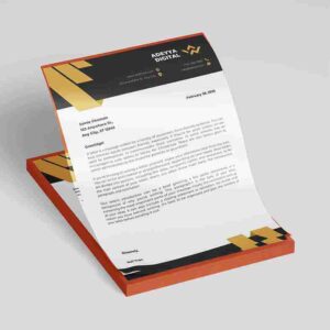 Professional letterhead printing solutions in Dubai, offering tailored designs and premium paper quality.